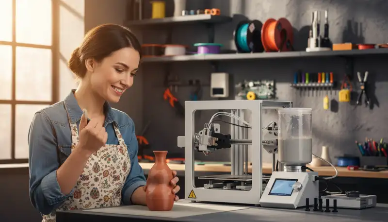 Keramik 3D-Druck: Ton in Form