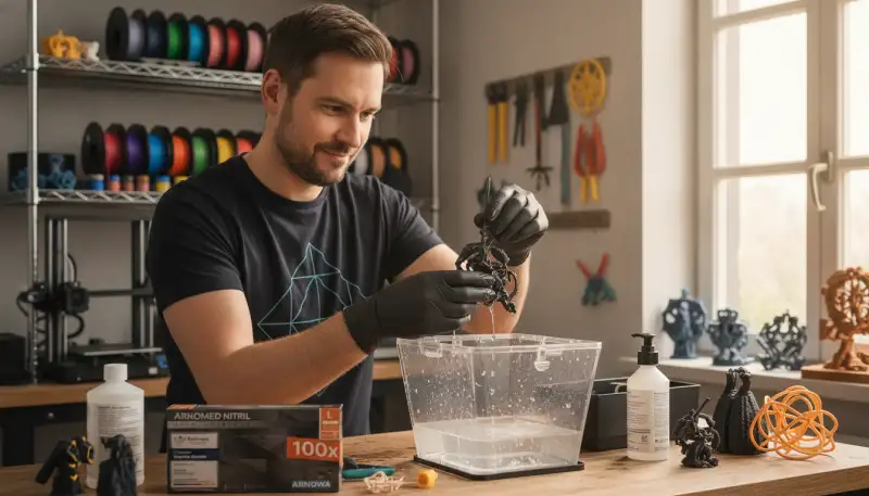 Warum jeder Maker schwarze Nitrilhandschuhe braucht